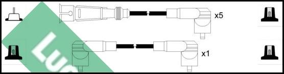 LUCAS LUC5225 - Комплект проводов зажигания autodnr.net