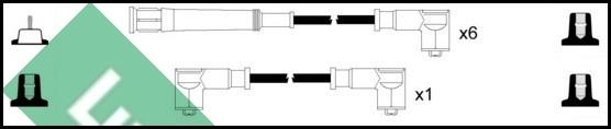 LUCAS LUC5275 - Комплект проводів запалювання autocars.com.ua
