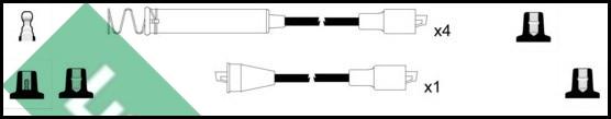 LUCAS LUC7008 - Комплект проводов зажигания autodnr.net