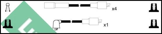 LUCAS LUC7169 - Комплект проводів запалювання autocars.com.ua