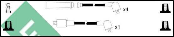 LUCAS LUC7197 - Комплект проводов зажигания autodnr.net