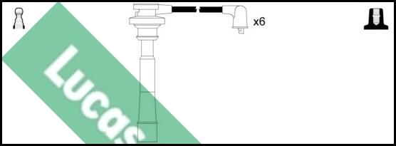 LUCAS LUC7201 - Комплект проводів запалювання autocars.com.ua