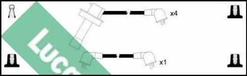 LUCAS LUC7369 - Комплект проводов зажигания avtokuzovplus.com.ua