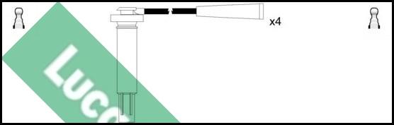 LUCAS LUC7315 - Комплект проводів запалювання autocars.com.ua