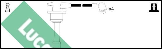 LUCAS LUC7331 - Комплект проводів запалювання autocars.com.ua
