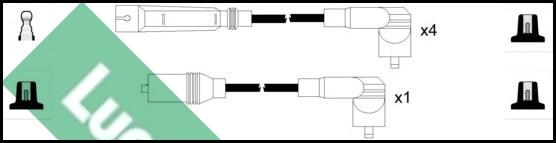 LUCAS LUC7337 - Комплект проводов зажигания autodnr.net