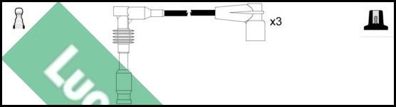 LUCAS LUC7345 - Комплект проводів запалювання autocars.com.ua