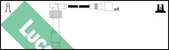LUCAS LUC7349 - Комплект проводів запалювання autocars.com.ua