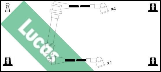 LUCAS LUC7352 - Комплект проводів запалювання autocars.com.ua