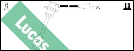 LUCAS LUC7376 - Комплект проводів запалювання autocars.com.ua