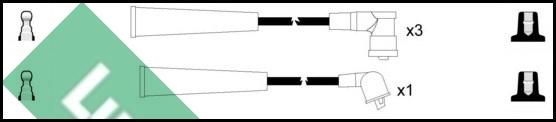 LUCAS LUC7425 - Комплект проводов зажигания autodnr.net
