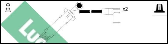 LUCAS LUC7434 - Комплект проводів запалювання autocars.com.ua