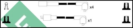 LUCAS LUC7456 - Комплект проводів запалювання autocars.com.ua