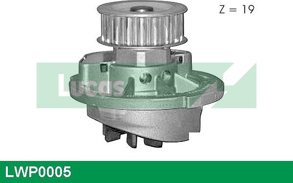 LUCAS LWP0005 - Водяной насос avtokuzovplus.com.ua