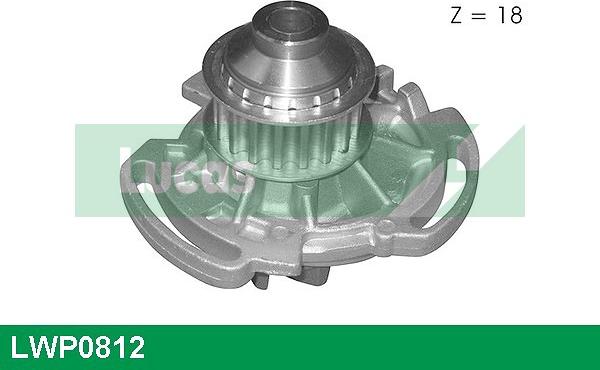 LUCAS LWP0812 - Водяний насос autocars.com.ua