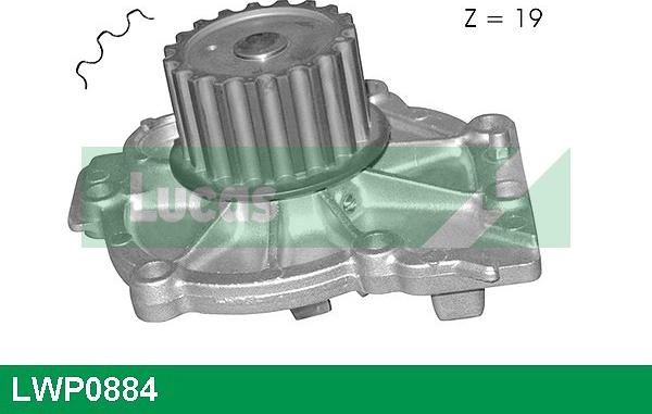 LUCAS LWP0884 - Водяний насос autocars.com.ua