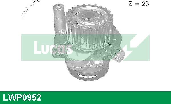 LUCAS LWP0952 - Водяний насос autocars.com.ua