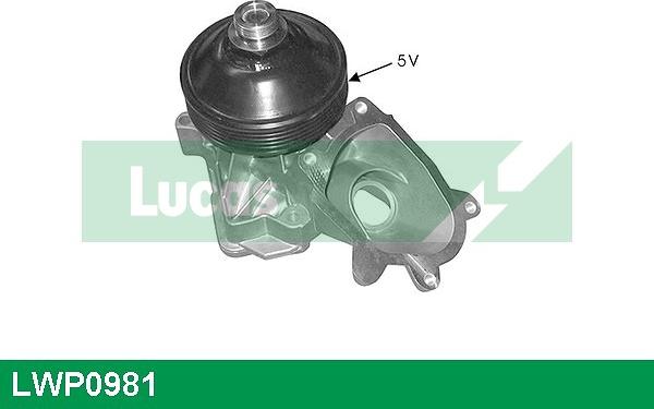 LUCAS LWP0981 - Водяний насос autocars.com.ua