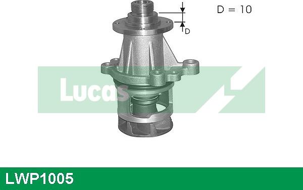 LUCAS LWP1005 - Водяной насос avtokuzovplus.com.ua