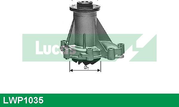 LUCAS LWP1035 - Водяной насос avtokuzovplus.com.ua