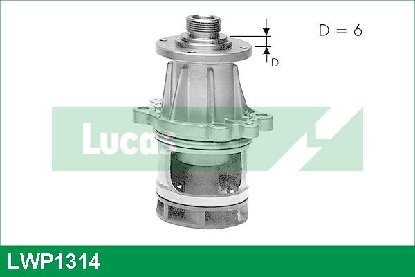 LUCAS LWP1314 - Водяний насос autocars.com.ua