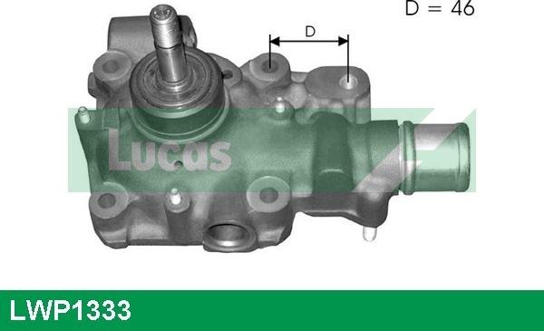 LUCAS LWP1333 - Водяний насос autocars.com.ua