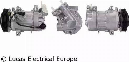 Lucas Electrical ACP01060 - Компресор, кондиціонер autocars.com.ua