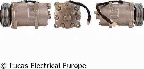 Lucas Electrical ACP134 - Компресор, кондиціонер autocars.com.ua