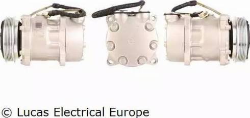 Lucas Electrical ACP135 - Компрессор кондиционера avtokuzovplus.com.ua