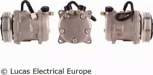 Lucas Electrical ACP151 - Компрессор кондиционера avtokuzovplus.com.ua