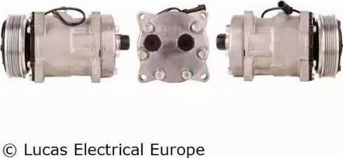 Lucas Electrical ACP156 - Компресор, кондиціонер autocars.com.ua