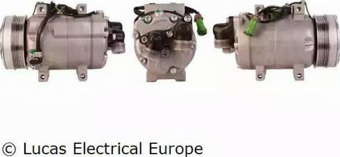 Lucas Electrical ACP163 - Компресор, кондиціонер autocars.com.ua