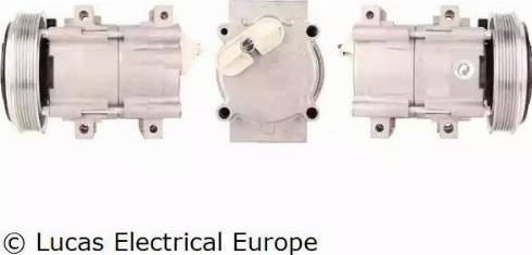 Lucas Electrical ACP166 - Компресор, кондиціонер autocars.com.ua
