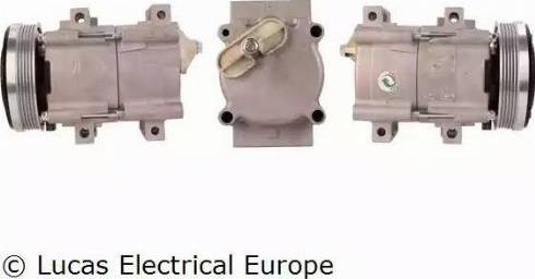 Lucas Electrical ACP168 - Компрессор кондиционера avtokuzovplus.com.ua