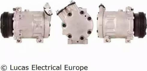 Lucas Electrical ACP177 - Компрессор кондиционера avtokuzovplus.com.ua