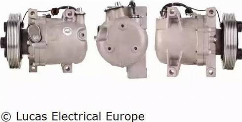 Lucas Electrical ACP187 - Компресор, кондиціонер autocars.com.ua