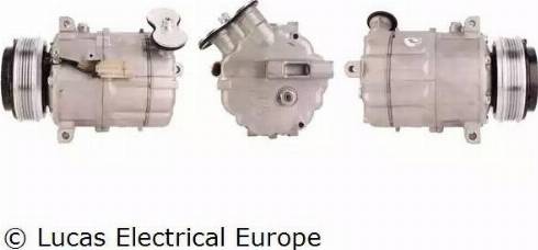 Lucas Electrical ACP198 - Компрессор кондиционера avtokuzovplus.com.ua