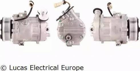 Lucas Electrical ACP205 - Компрессор кондиционера avtokuzovplus.com.ua