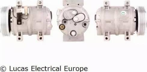 Lucas Electrical ACP217 - Компресор, кондиціонер autocars.com.ua