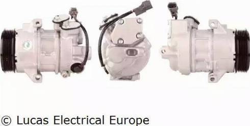 Lucas Electrical ACP219 - Компрессор кондиционера avtokuzovplus.com.ua