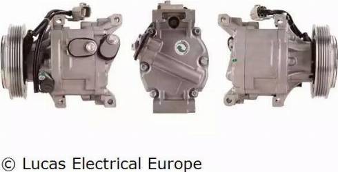 Lucas Electrical ACP223 - Компресор, кондиціонер autocars.com.ua