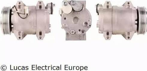 Lucas Electrical ACP230 - Компрессор кондиционера avtokuzovplus.com.ua