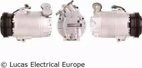 Lucas Electrical ACP244 - Компрессор кондиционера avtokuzovplus.com.ua