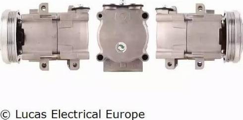 Lucas Electrical ACP248 - Компресор, кондиціонер autocars.com.ua