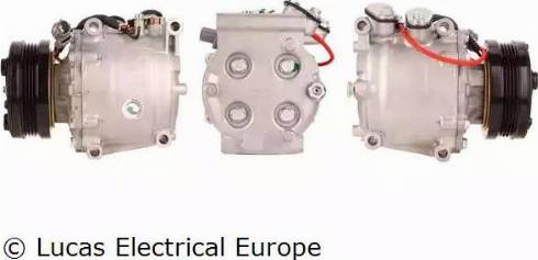 Lucas Electrical ACP249 - Компресор, кондиціонер autocars.com.ua