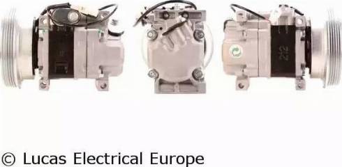 Lucas Electrical ACP251 - Компрессор кондиционера avtokuzovplus.com.ua