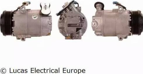 Lucas Electrical ACP254 - Компресор, кондиціонер autocars.com.ua