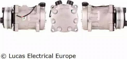 Lucas Electrical ACP258 - Компресор, кондиціонер autocars.com.ua