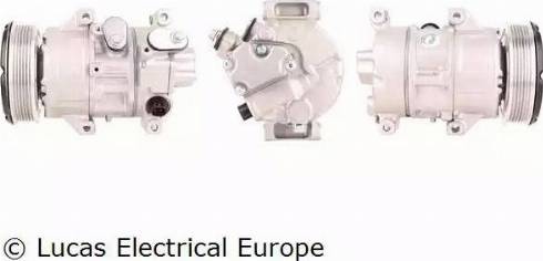 Lucas Electrical ACP316 - Компрессор кондиционера avtokuzovplus.com.ua