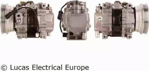 Lucas Electrical ACP352 - Компресор, кондиціонер autocars.com.ua